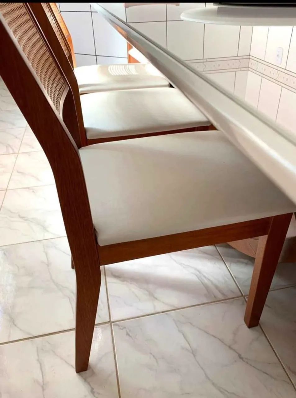 Mesa jantar laca com cadeiras 8 lugares  - Foto 5