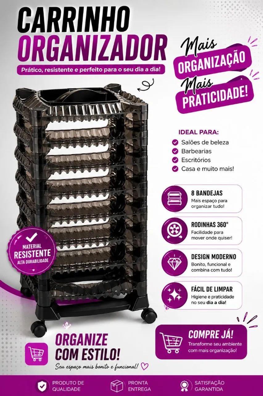 Expositor de esmalte e auxiliar 