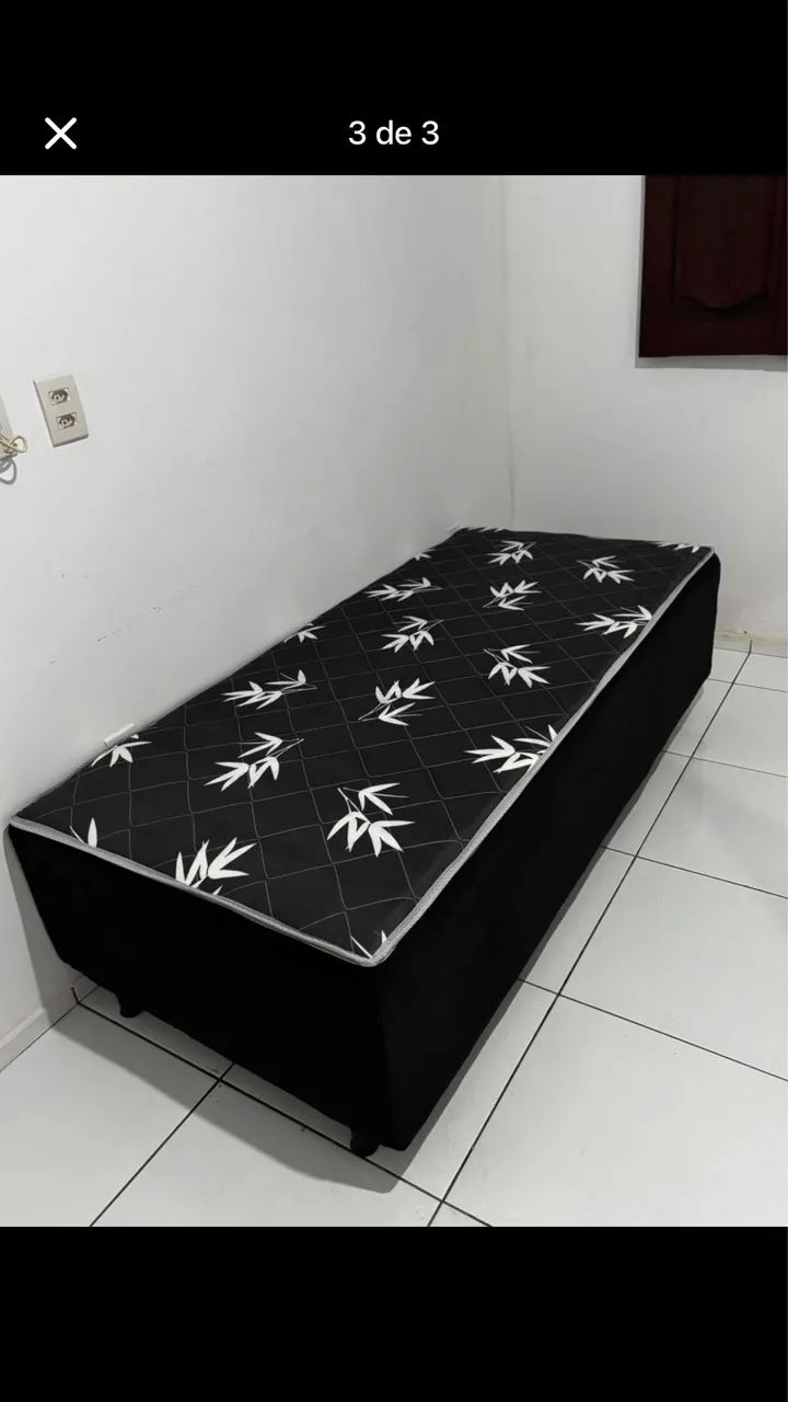 CAMA SOLTEIRO ESPUMA NOVA - Foto 2