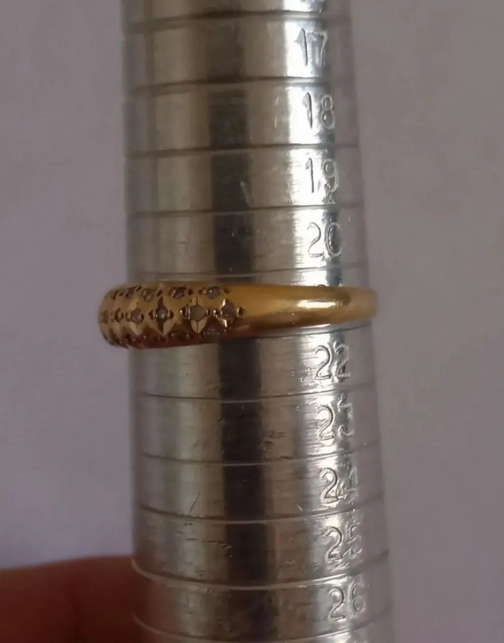 Anel de ouro 18k, modelo aparador - jóia de ouro 18k - Foto 5