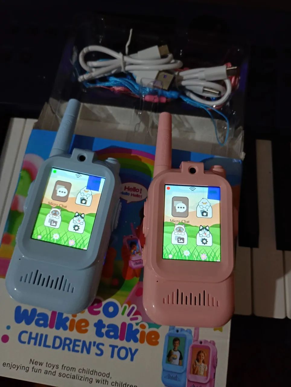 Walkie talkie com chamada de vídeo 