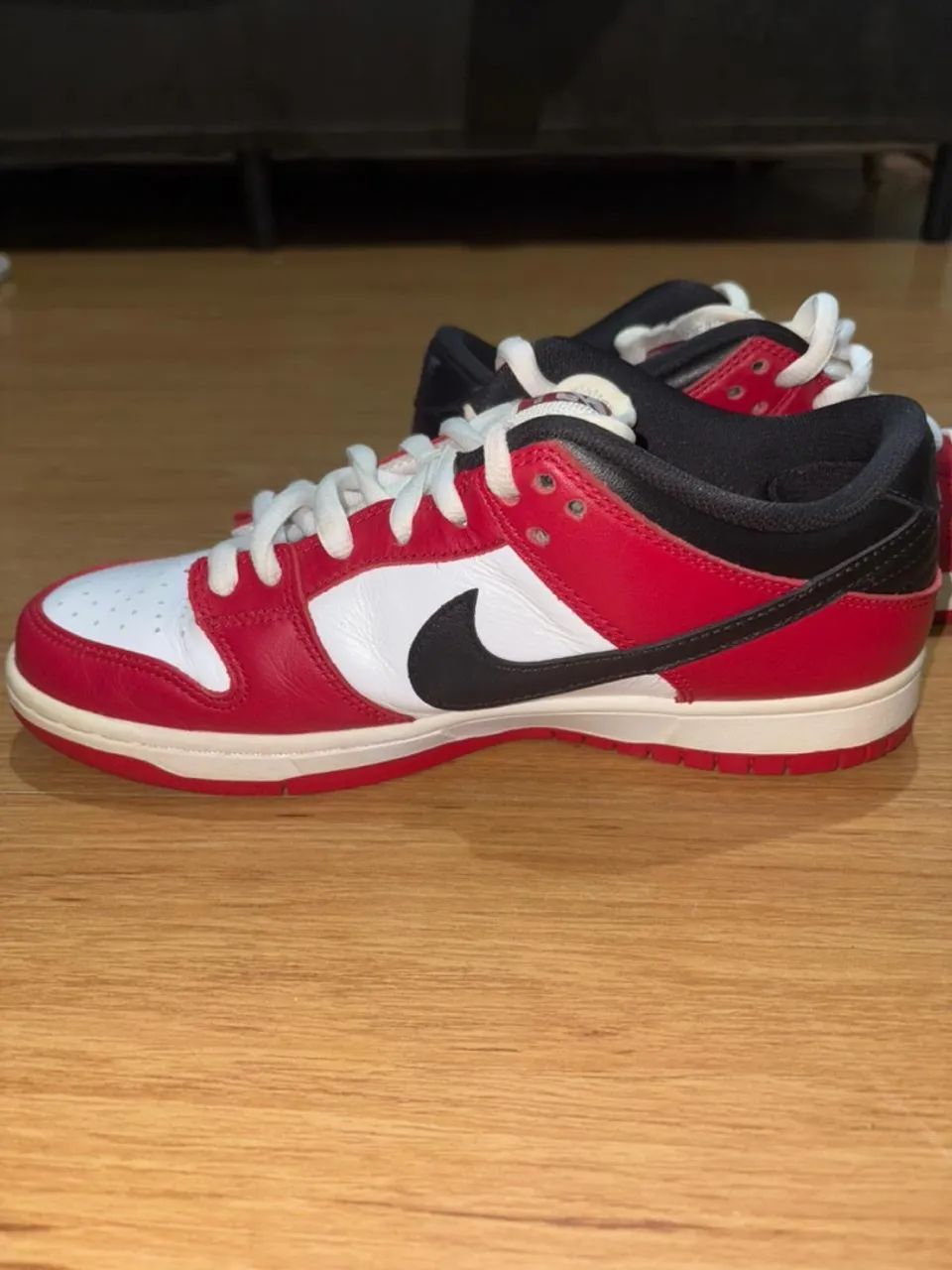 Nike Dunk Low Chicago Vermelho  - Foto 3