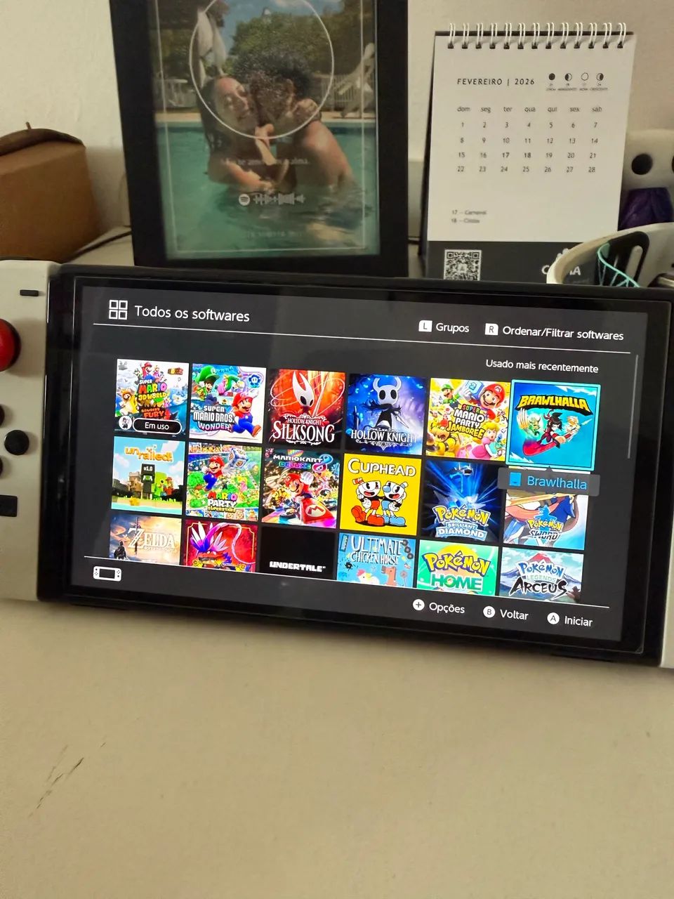 Switch oled (bloqueado) + microsd 128gb - Foto 4