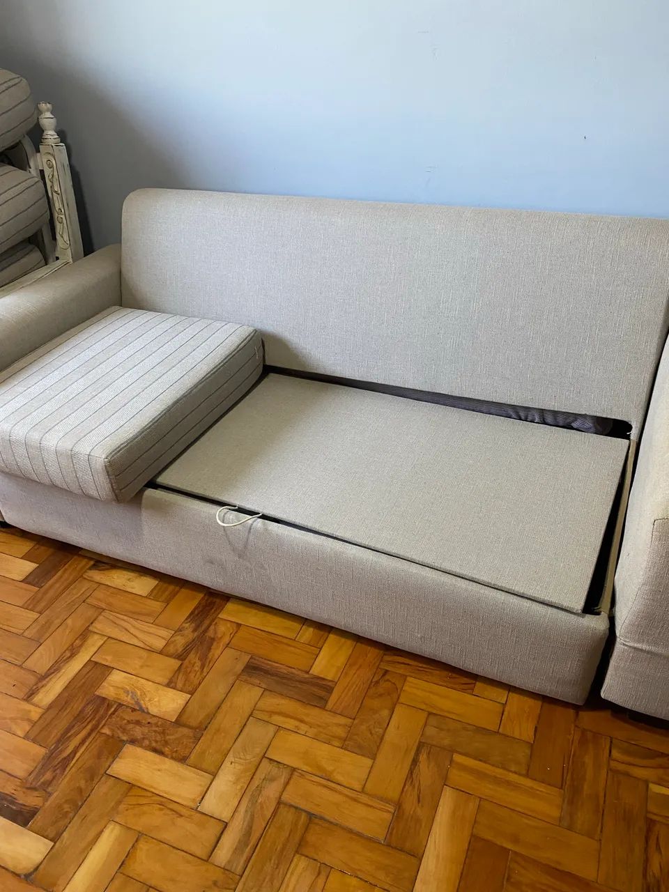 Sofá Cama plenitude com colchão de molas  - Foto 2
