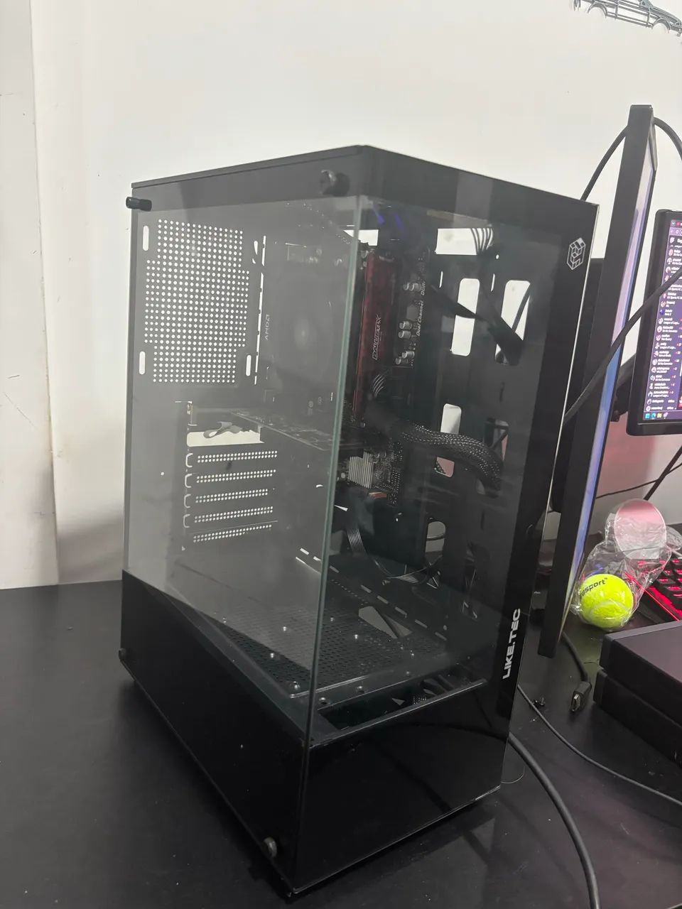 Pc gamer ryzen 5 5500 placa de vídeo gt610 8gb ram ddr4 ssd 480gb - Foto 2