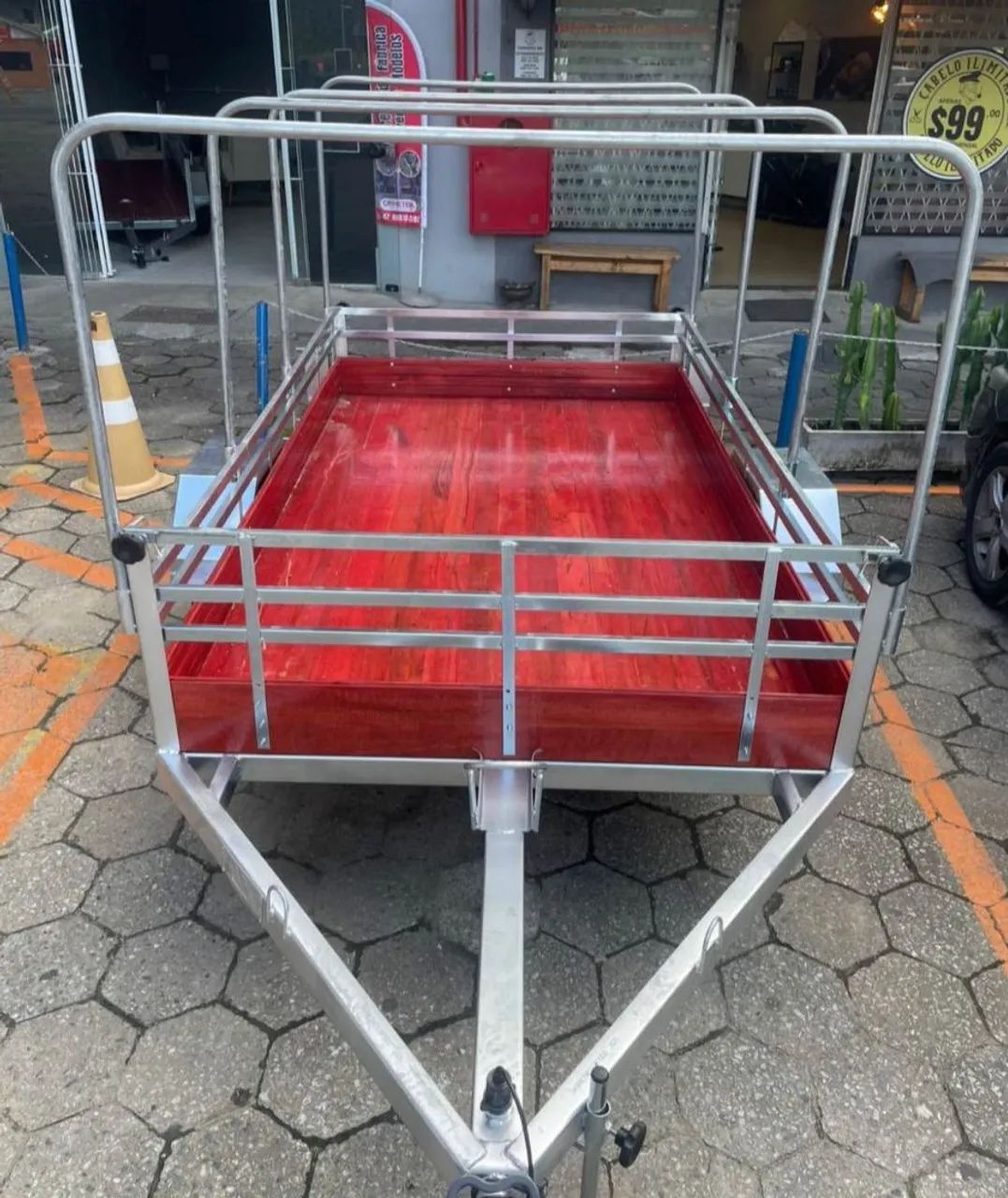 Carretinha com arcos 