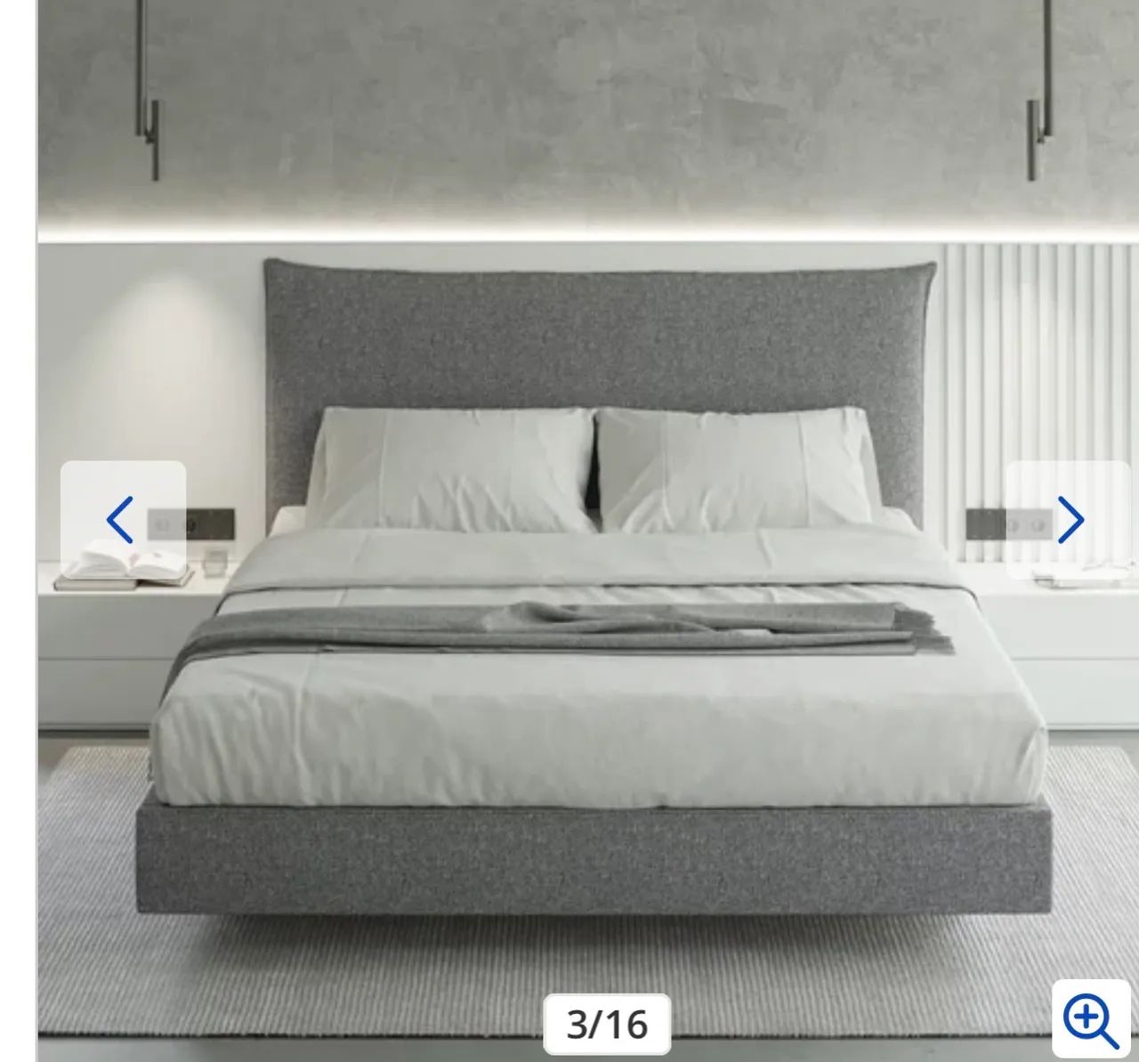 Cama casal boreal Flutuante