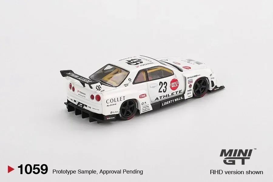 MINI GT NISSAN LB-ER34 SUPER SILHOUETTE #1059 ATHLETE - Hobbies e