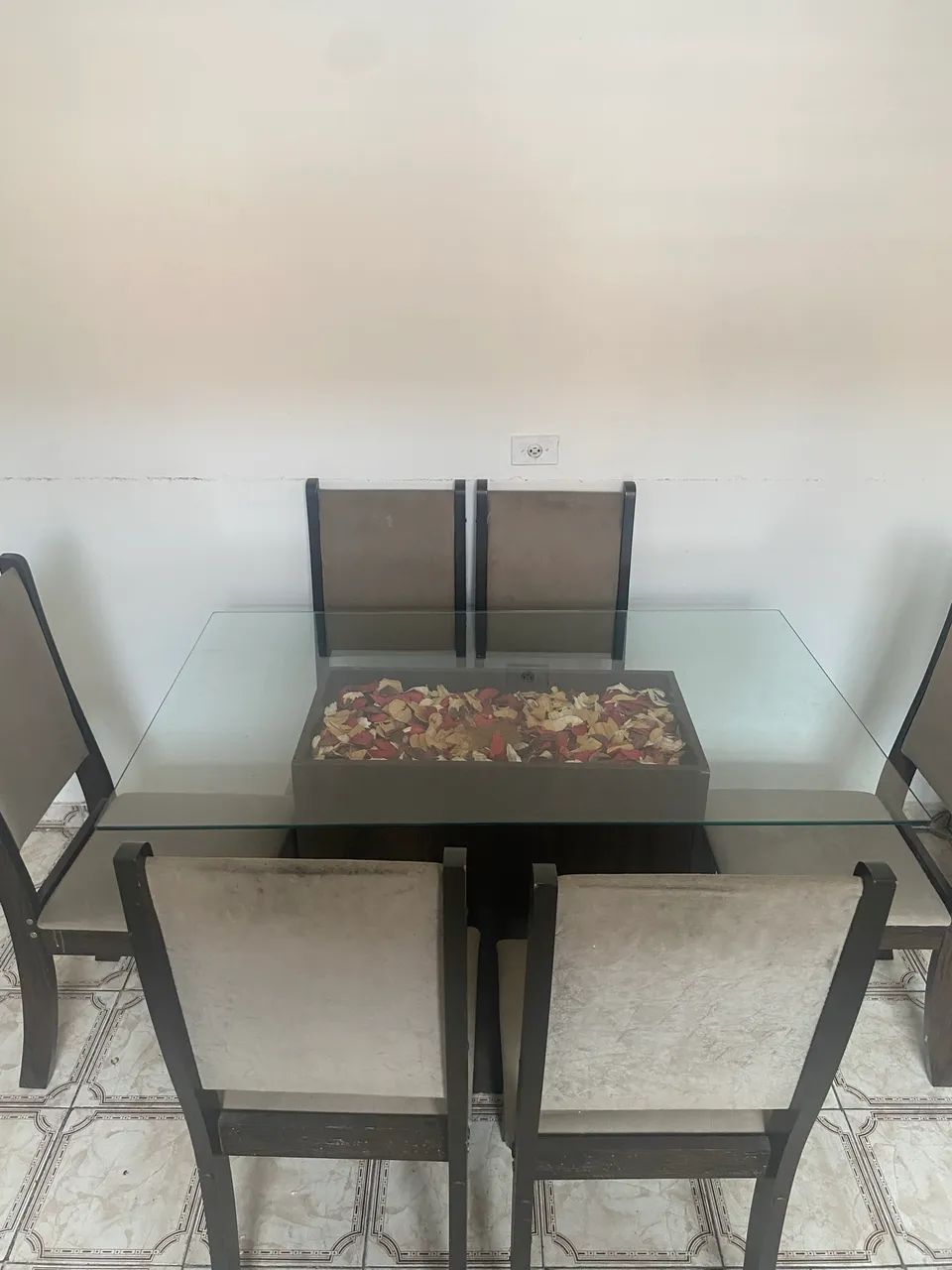 Mesa de vidro com 6 lugares  - Foto 2