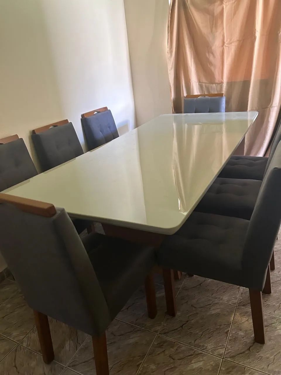 Mesa pra Sala de Estar (8 Cadeiras) - Foto 2