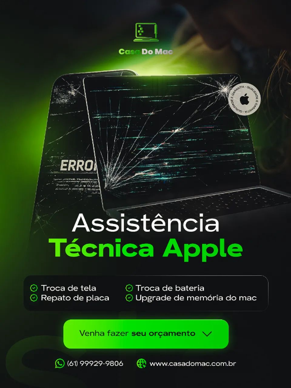 MacBook com Problemas? Casa do Mac Resolve - Foto 4