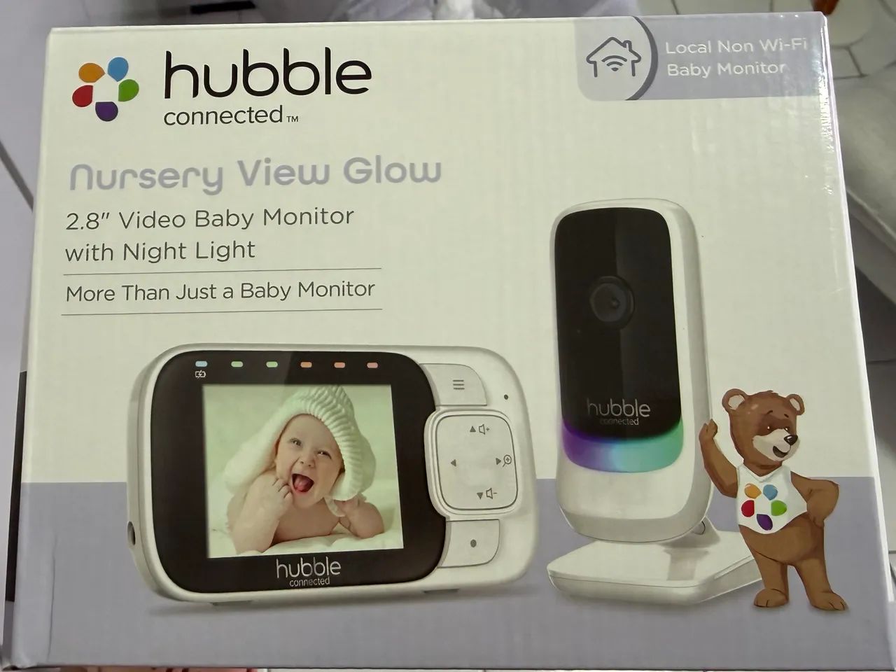 Babá Eletrônica Hubble Nursery View Glow