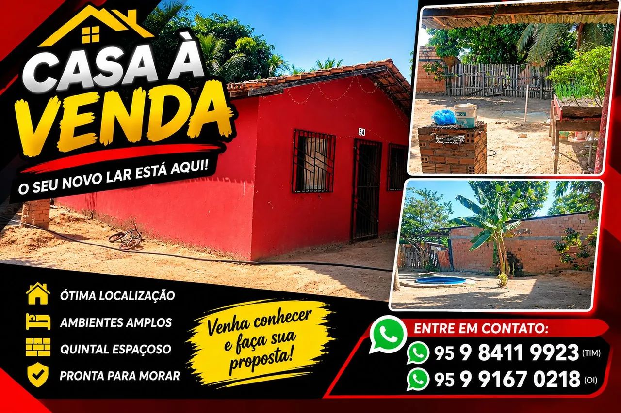 Vende-se Casa Mucajaí RR