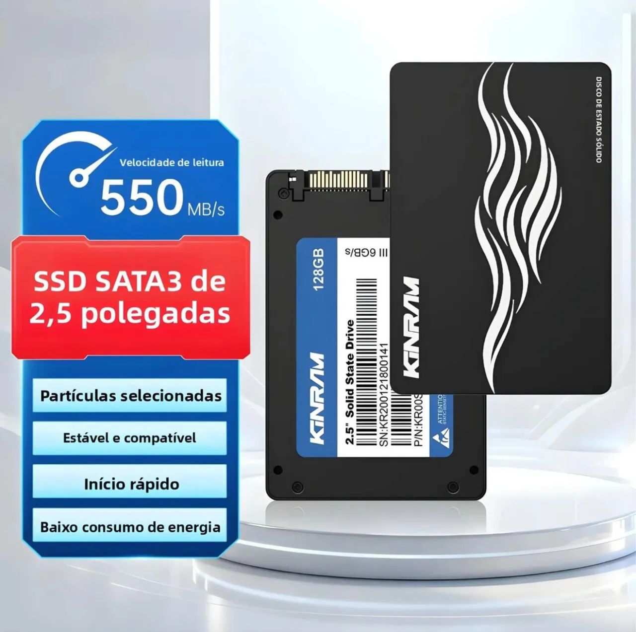 Ssd sata, novo lacrado