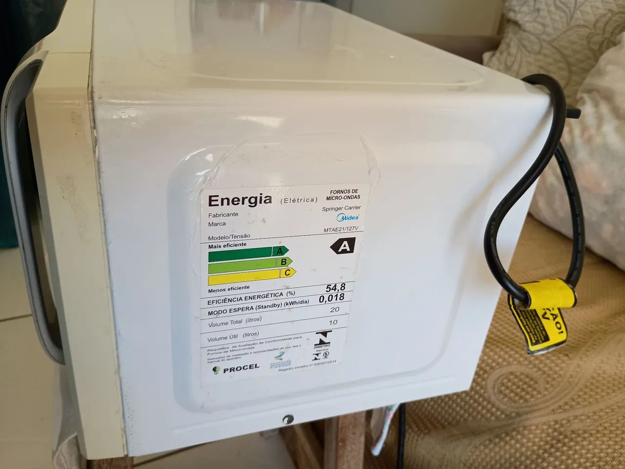 Microondas 20L branco - Foto 4