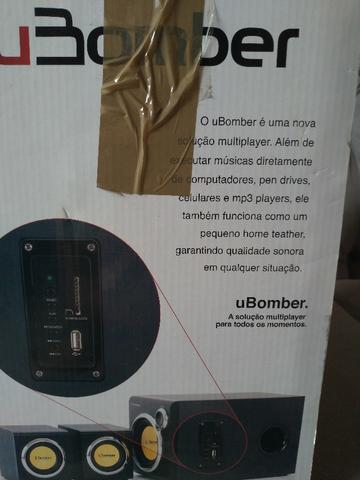 Mini Home Theater Bomber 2.1 para PC/TV 36w RMS - Foto 2