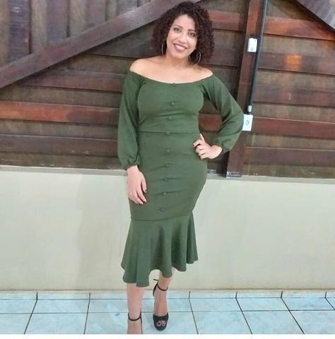 Vestido de Festa verde