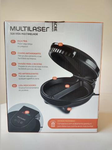Omeleteira Elétrica Multilaser 220V 850W Antiaderente Preta