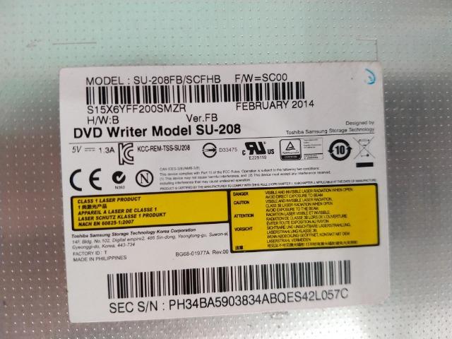 Gravador Dvd Rw Notebook Samsung Np275e4e Su-208 - Foto 3