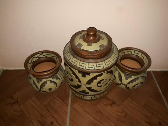 Conjunto vasos Rustico