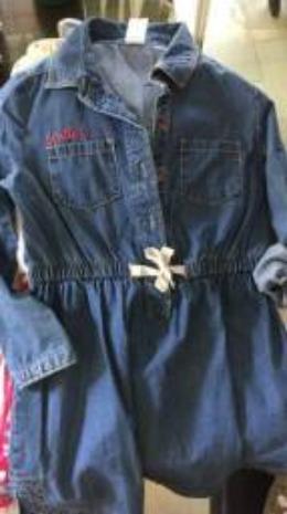 Vestido jeans menina - Carters tamanho 4-5