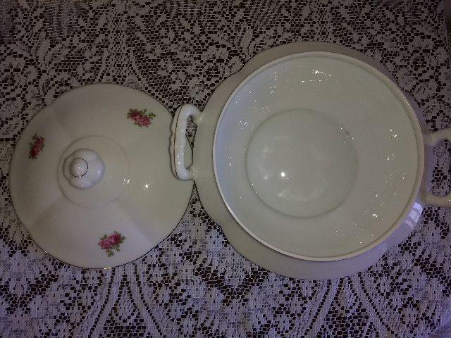 Sopeira antiga porcelana real Saõ Paulo década 60 desenhos florais - Foto 4