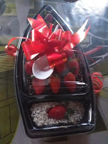 Barca de brigadeiro de colher cm frutas - Foto 2