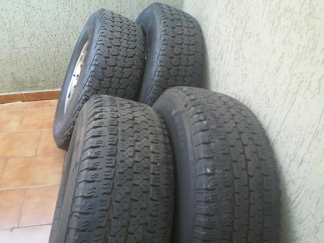 Rodas f250 com pneus goodyear - Foto 7