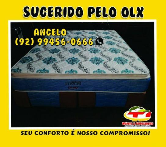 Cama box casal molas pelmex - Foto 2