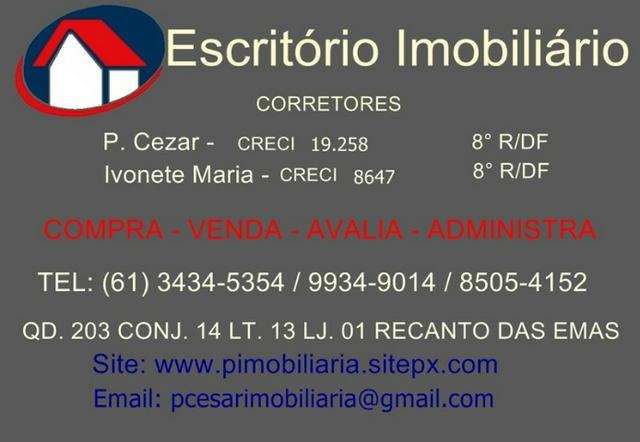 Vende-se lote com 2 moradias na quadra 102 do Recanto das Emas *