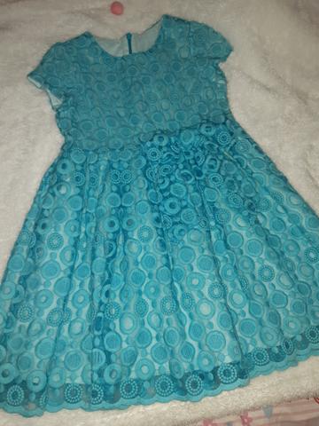 Vestido em renda azul turquesa - Foto 3