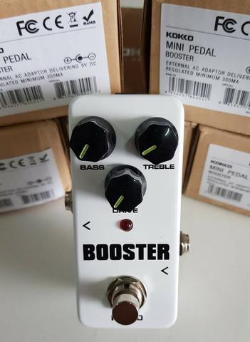 Pedal Booster compressor distorção distortion overdrive Kokko guitarra violão baixo - Foto 2