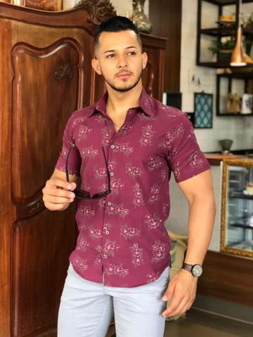 Camisas Slim masculina - Foto 6