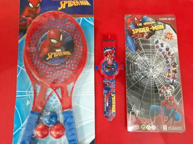 Relogio Infantil Com Projetor kit Homem Aranha