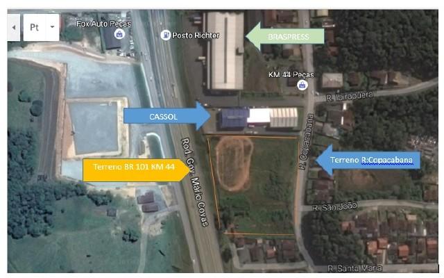 Terreno para alugar com 0 dormitórios em Floresta, Joinville cod:02517.002 - Foto 2