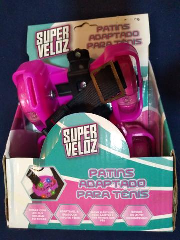 Kit Proteção Infantil + Patins Adaptado para tênis - Foto 6