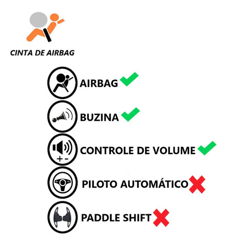 Cinta Fita Airbag Buzina Hyundai Santa Fé 2006 A 2013 - Foto 2