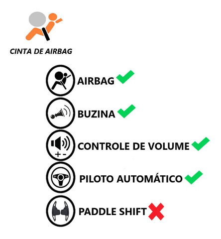 Cinta Fita Airbag Buzina Toyota Rav4 Sport 2.4l 2000 A 2004 - Foto 2
