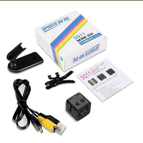 Micro Câmera Espiã Sq11 Sensor De Movimento E Visão Noturna - Foto 3