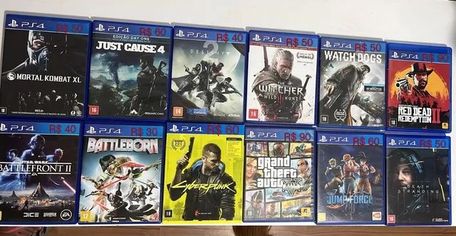 JOGOS PS4 MUITO NOVOS - Videogames - Itaipu, Niterói 1256201423