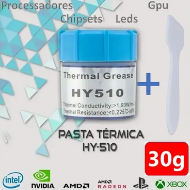 Pasta Térmica Branca Cpu Gpu Ps4 Ps5 Xbox Processador 30g