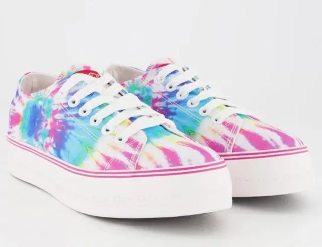 Tênis Coca Cola Plataforma Tie Dye -Tam 39