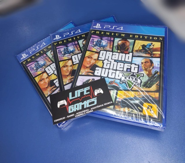 Grand Theft Auto V - PS4  Compra e venda de jogos e consoles