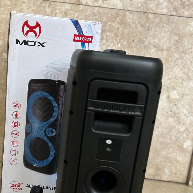  Caixa de Som Bluetooth Portátil Potente da Mox MO-S730 Com microfone - Foto 4