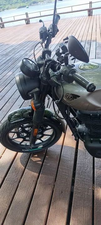 Hunter 350 cc Motocicleta estilo retrô e moderna  - Foto 6