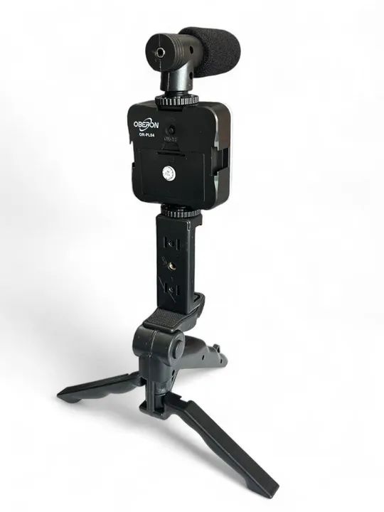 Kit Tripé Para Celular Com Led e Microfone - Foto 5