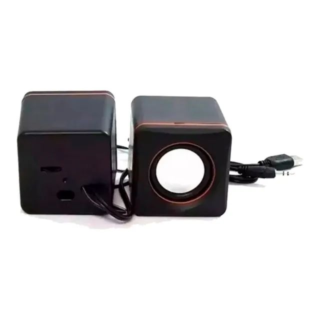 Caixa Caixinha Som Portátil 3w Usb P2 Pc Notebook Celular - Foto 3