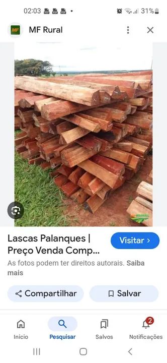 Lascas de Palanques de Madeira