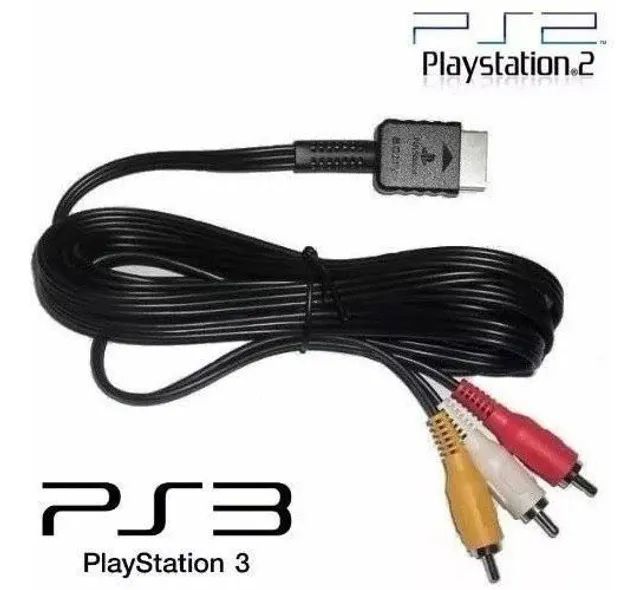Cabo AV (Áudio & Vídeo) RCA PlayStation 2 / 1 - Foto 4