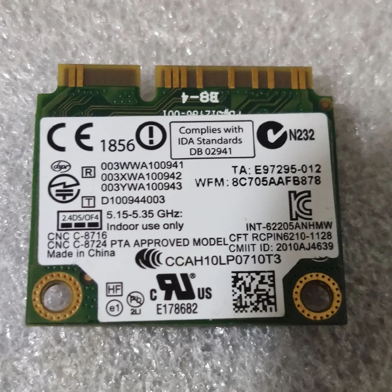 Placa wi-fi para notebook Intel Centrino advanced N 6205 - Foto 2